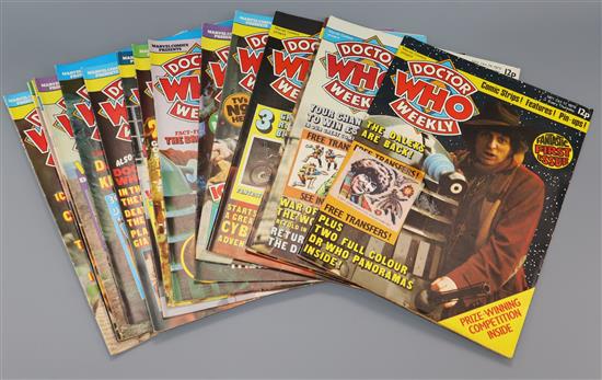 Doctor Who magazine (DWM), 1979 - 1984 - Marvel Comics, Doctor Who Weekly issues 1-43 and Doctor Who Monthly issues 44-84